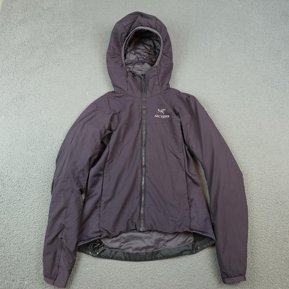 Arcteryx Atom LT Hoody Jacket Womens XS Purple Insulated Hooded Zip Lightweight